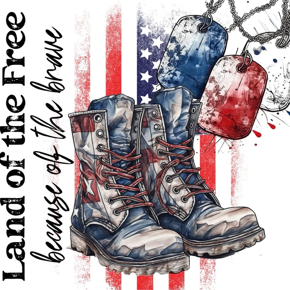 Land of the free 20 oz tumbler